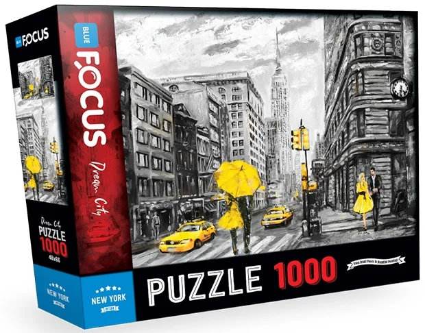 BLUE FOCUS PUZZLE 1000 PARÇA NEW YORK BF280