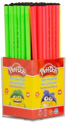 PLAY-DOH KURŞUN KALEM YUVARLAK NEON PLAYKK012