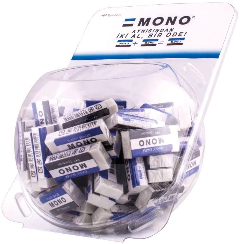 TOMBOW SİLGİ MONO KAVANOZLU SET 60 LI 04A T-ST-K2-MONO-04