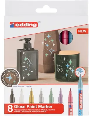 EDDING DEKORASYON MARKÖRÜ E-751 METALİK 5 Lİ