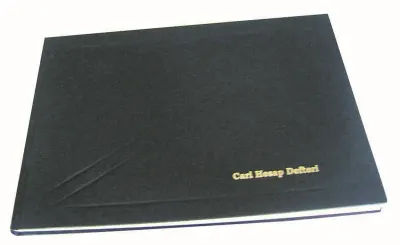 DİLMAN CARİ HESAP DEFTERİ CİLTLİ YAN 17x24 192 YP 1103