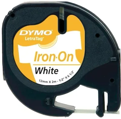 DYMO ŞERİT LETRATAG ÜTÜ TRANSFER 12MM x 2MT BEYAZ 718850