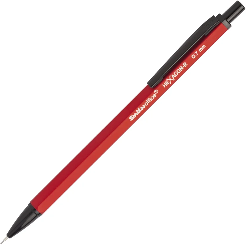 SCRIKSS OFFICE VERSATİL KALEM HEXAGON-R 0.7 KIRMIZI