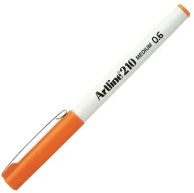 ARTLINE KEÇE UÇLU YAZI KALEMİ 210N 0.6 TURUNCU A-EK-210N ORANG
