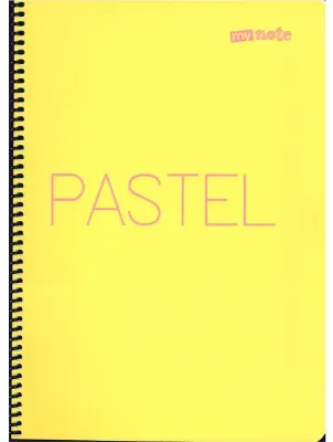 MYNOTE DEFTER FLEX PASTEL PP KAPAK SPİRALLİ A5 80 YP ÇİZGİLİ MFXPA-A580-Ç