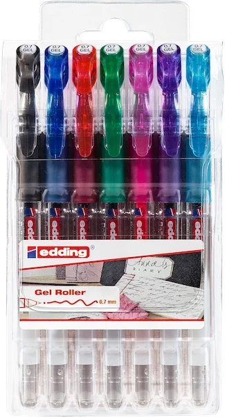 EDDING JEL KALEM CRYSTALJELLY E-2185 5 Lİ POŞET METAL