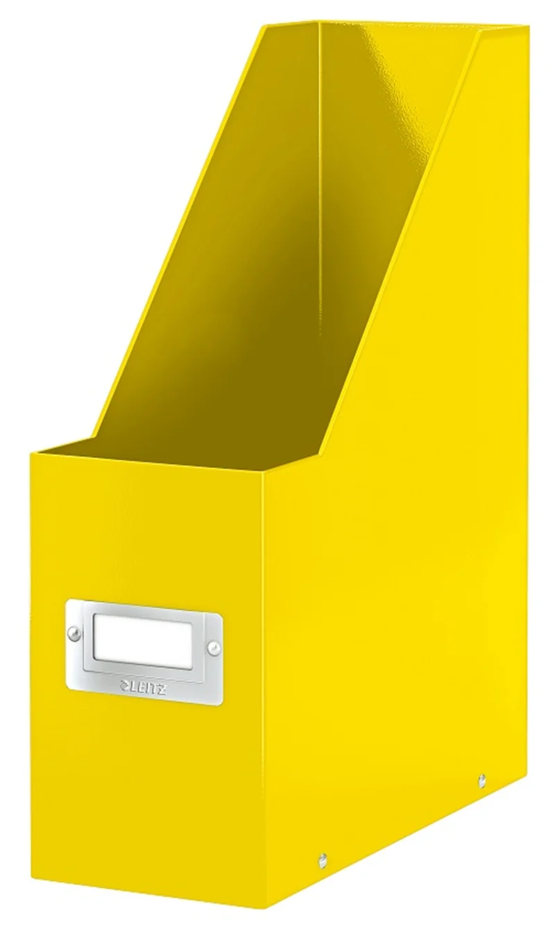 LEITZ MAGAZİNLİK WOW CLICK &amp; STORE L-6047 KARTON METALİK SARI