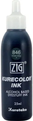ZIG KURECOLOR MÜREKKEP KCR-25 846 GREEN GRAY 4