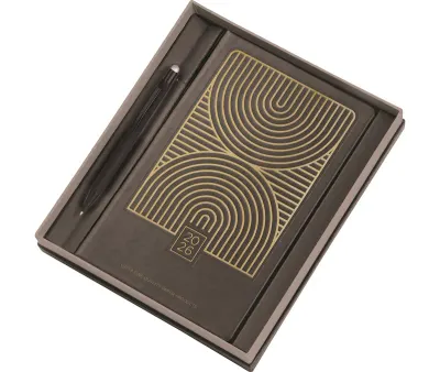 GIPTA AJANDA GÜNLÜK 13x21 SCALA SET (AJANDA+DERİ KALEM) S1307