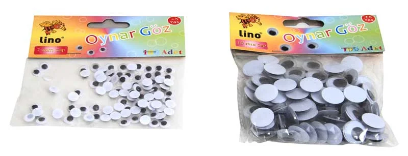 LİNO OYNAR GÖZ 7 MM 100 LÜ RBZ-007-A