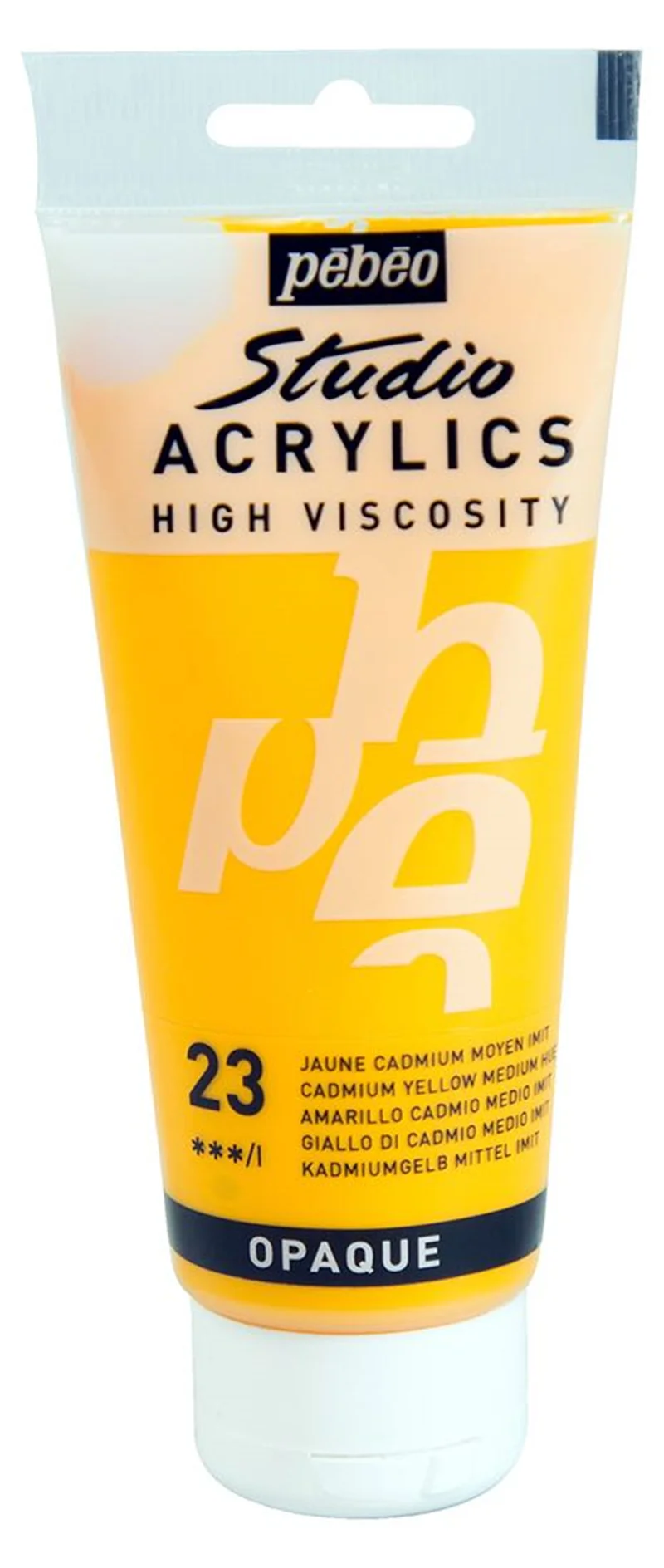 PEBEO AKRİLİK BOYA STUDIO 100 ML 831*23 MEDİUM CADMIUM YELLOW