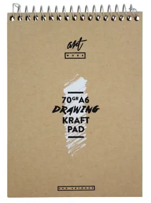ARTWORK ÇİZİM BLOĞU SPİRALLİ KRAFT A6 70 GR 50 YP 30008090