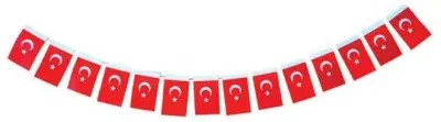 BUKET BAYRAK İPLİ ORTA TÜRK 8x13 CM 40 Lİ BKT-304