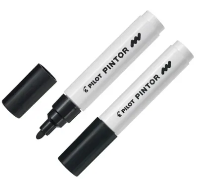 PILOT DEKORASYON KALEMİ PINTOR M SİYAH SW-PT-M-B