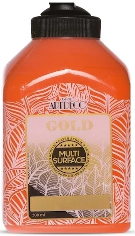 ARTDECO AKRİLİK BOYA GOLD MULTI-SURFACE 500 ML TURUNCU Y-G70L-215