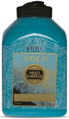 ARTDECO AKRİLİK BOYA GOLD MULTI-SURFACE 500 ML TURKUAZ Y-G70L-278