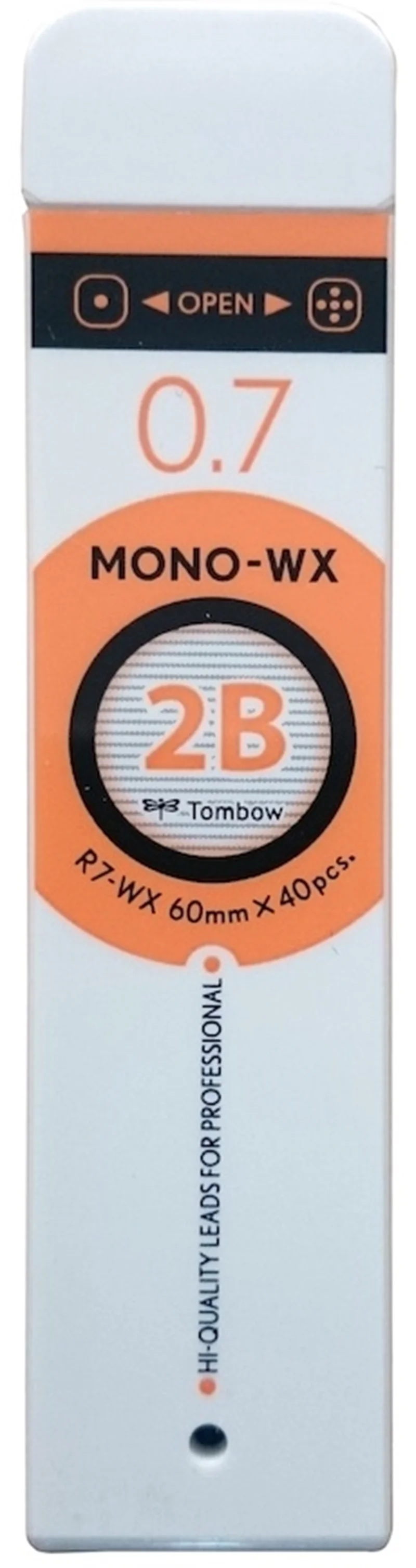 TOMBOW MİN MONO-WX PROFESYONEL 0.7 2B 40 LI TÜP T-R7-WX 2B LIV