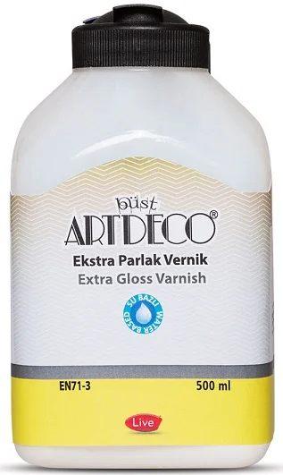 ARTDECO VERNİK SU BAZLI EKSTRA PARLAK 500 ML Y-073L-04