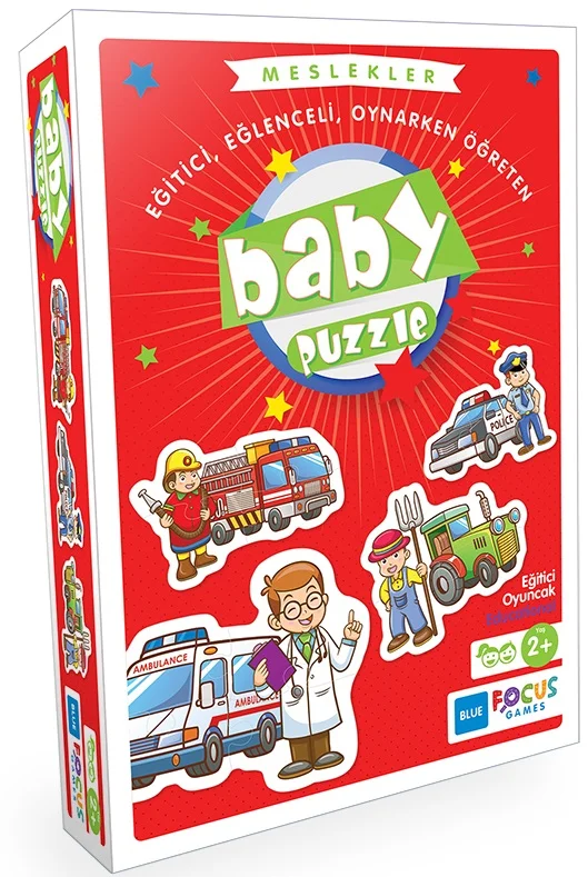 BLUE FOCUS PUZZLE BABY MESLEKLER BF155