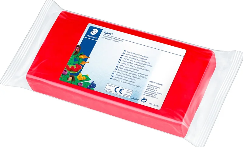 STAEDTLER KİL HAMURU NORIS 1 KG KIRMIZI 8421-2