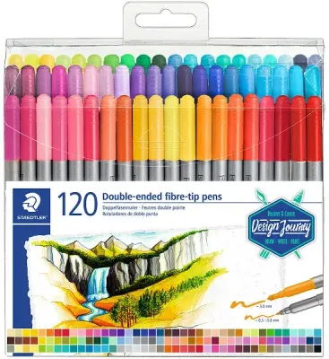 STAEDTLER KEÇELİ KALEM ÇİFT TARAFLI 120 Lİ 3200 TB120