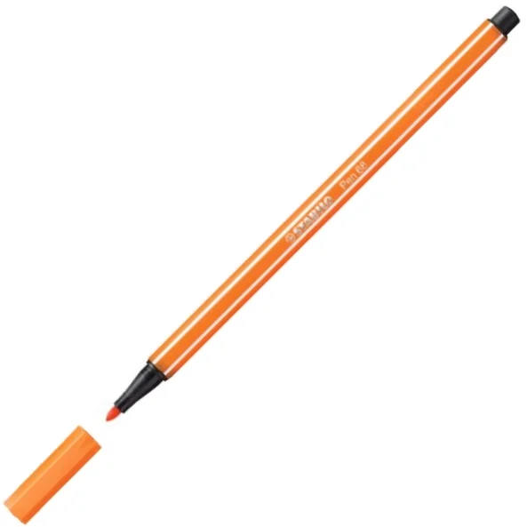 STABILO KEÇELİ KALEM PEN 68 AÇIK TURUNCU 68/30