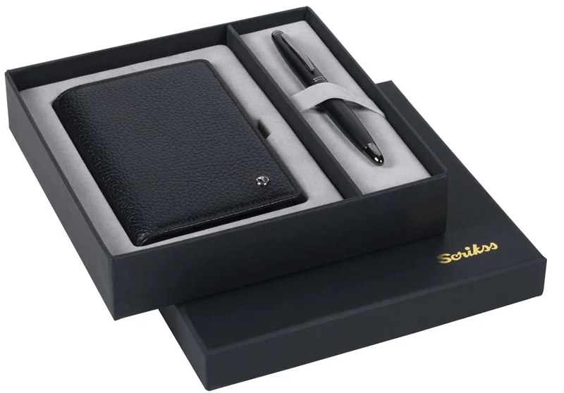 SCRIKSS HEDİYELİK SET DR 235 88 DOLMA KALEM MAT SİYAH + JOTTER SİYAH