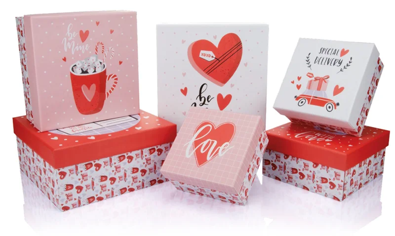 GIPTA KUTU SETİ 6 LI VALENTINES DAY C. KARE BX97420