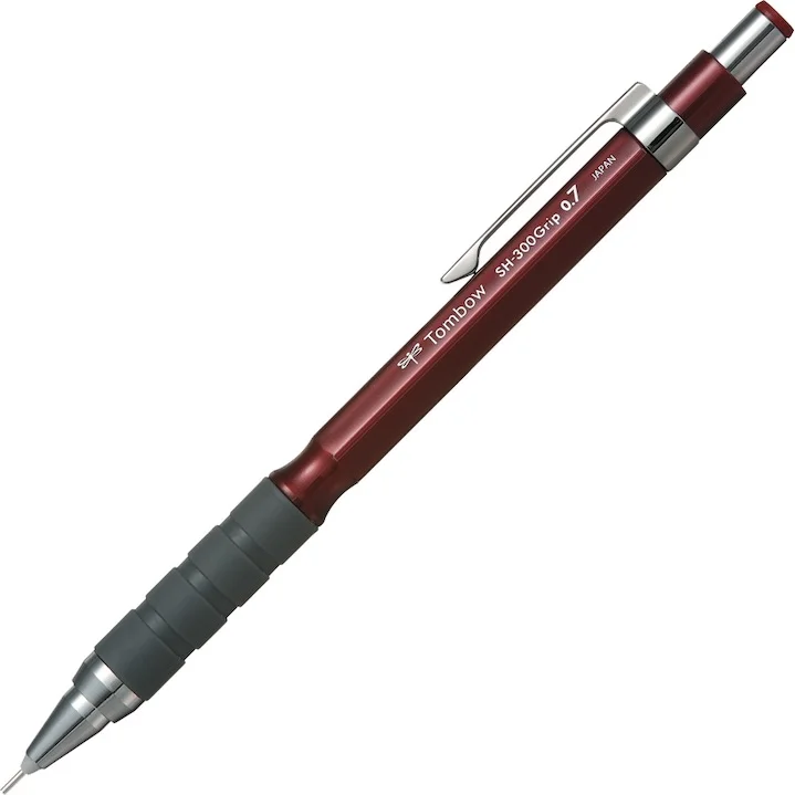 TOMBOW VERSATİL KALEM SH-300 GRIP 0.7 BORDO T-SH-GR31 R7 LI