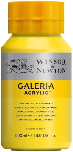 W&amp;N AKRİLİK BOYA GALERIA 500 ML CADMIUM YELLOW MED 120 WN-2150120