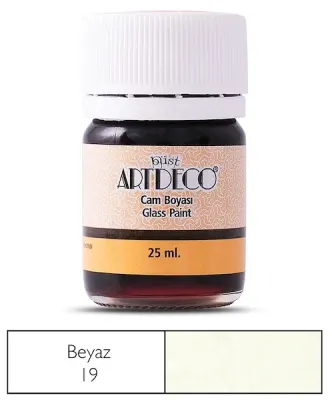 ARTDECO CAM BOYASI 25 ML BEYAZ Y-030A-19