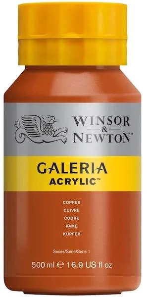 W&amp;N AKRİLİK BOYA GALERIA 500 ML COPPER 214 WN-2150214