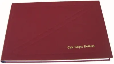 DİLMAN ÇEK KAYIT DEFTERİ CİLTLİ 17x24  96 YP 1405
