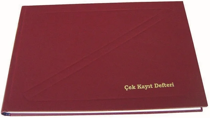 DİLMAN ÇEK KAYIT DEFTERİ CİLTLİ 17x24  96 YP 1405
