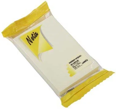 NOTIX YAPIŞKANLI NOT KAĞIDI 50x75 PASTEL SARI 100 YP ASMALI 51004182
