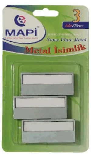 MAPİ İSİMLİK İĞNELİ ALTIN BLİSTER 908 11 02