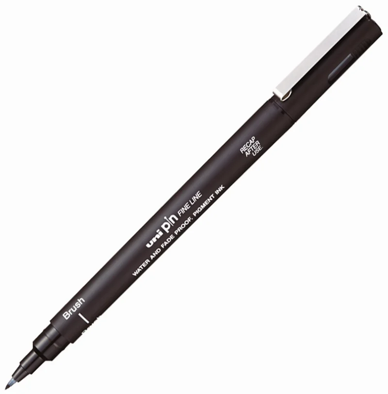 UNİ DRAWING BRUSH PEN PINBR-200 SİYAH