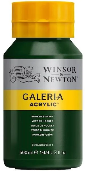 W&amp;N AKRİLİK BOYA GALERIA 500 ML HOOKERS GREEN 311 WN-2150311