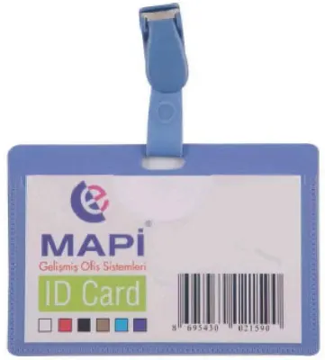 MAPİ KART P.KLİPSLİ PP YATAY GRİ 5Lİ 910 16 10