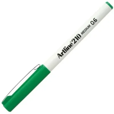 ARTLINE KEÇE UÇLU YAZI KALEMİ 210N 0.6 YEŞİL A-EK-210N GREEN