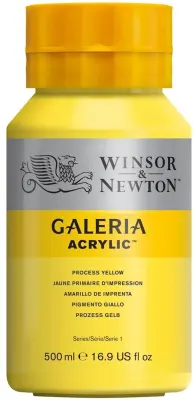 W&amp;N AKRİLİK BOYA GALERIA 500 ML PROCESS YELLOW 537 WN-2150537