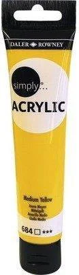 DALER ROWNEY AKRİLİK BOYA SIMPLY SERİSİ 75 ML MEDIUM YELLOW 126975684