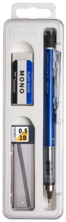 TOMBOW VERSATİL KALEM MONO GRAPH OKUL SETİ 0.5 MAVİ KUTULU T-SH-MG 41.K3