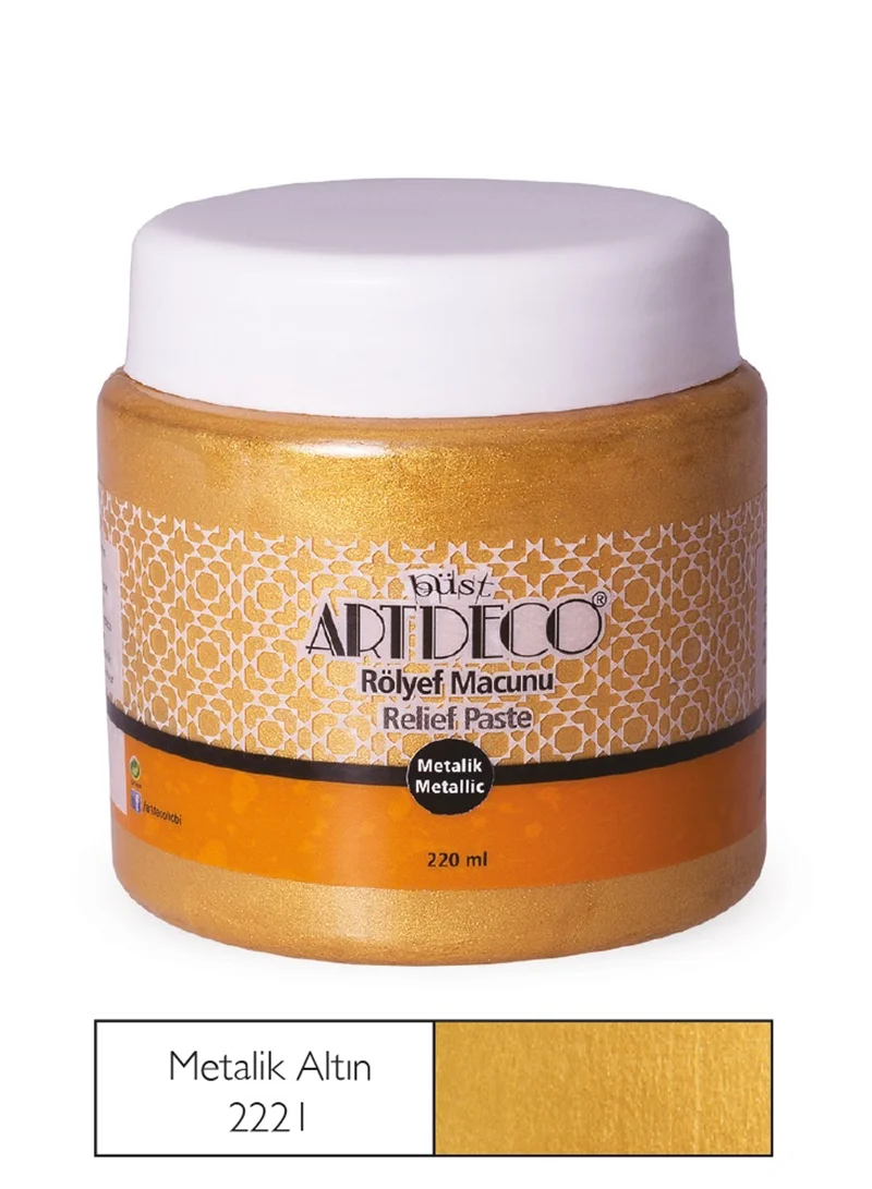 ARTDECO ROLYEF MACUNU METALİK 220 ML ALTIN Y-054N 2221