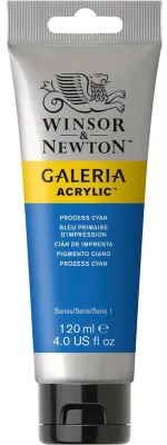 W&N AKRİLİK BOYA GALERIA 120 ML PROCESS CYAN 535 WN-2131535