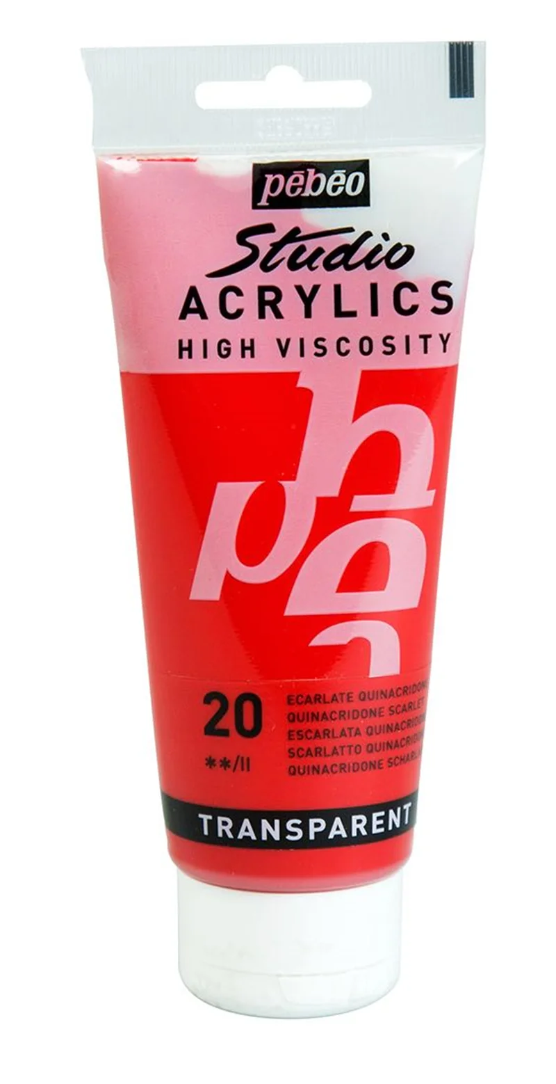 PEBEO AKRİLİK BOYA STUDIO 100 ML 831*20 QUINACRIDONE SCARLET