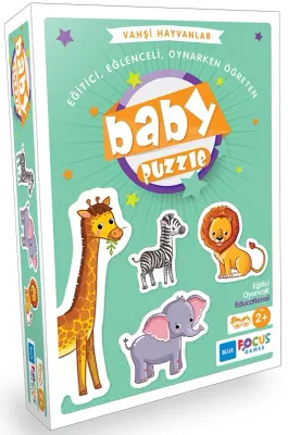 BLUE FOCUS PUZZLE BABY VAHŞİ HAYVANLAR BF158