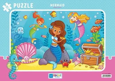 BLUE FOCUS PUZZLE 30 PARÇA DENİZ KIZI BF244