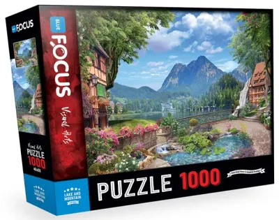 BLUE FOCUS PUZZLE 1000 PARÇA GÖL VE DAĞ BF284