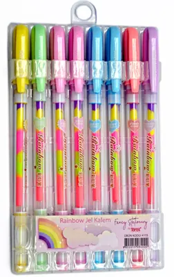 UNICK COLOR JEL KALEM RAINBOW 8 Lİ SET 30 LU 4115
